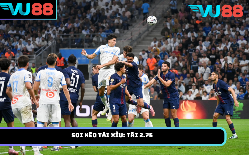 Soi kèo tài xỉu: Tài 2.75