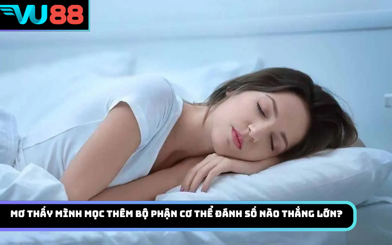 Mơ thấy mình mọc thêm bộ phận cơ thể đánh số nào thắng lớn?