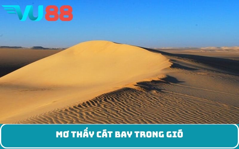 Mơ thấy cát bay trong gió