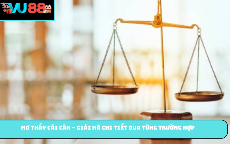 Mơ thấy cái cân – Giải mã chi tiết qua từng trường hợp