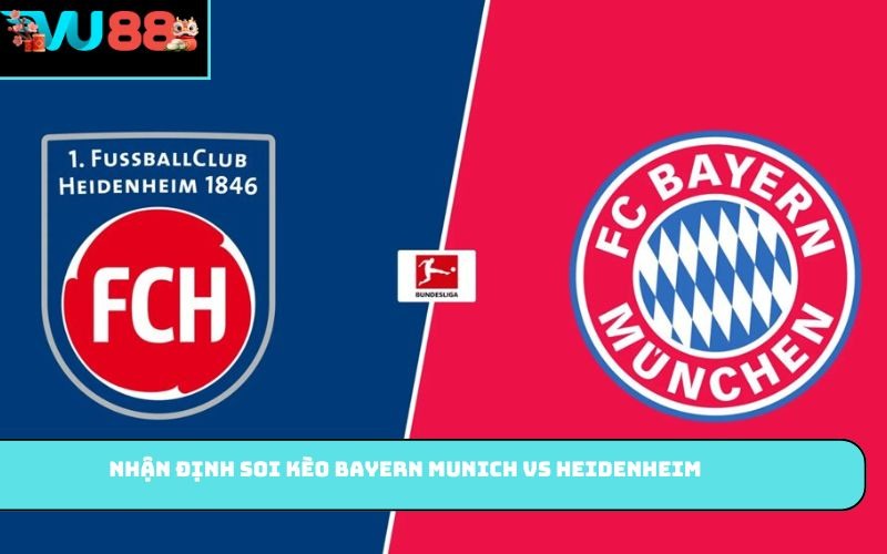 Nhận định soi kèo Bayern Munich vs Heidenheim