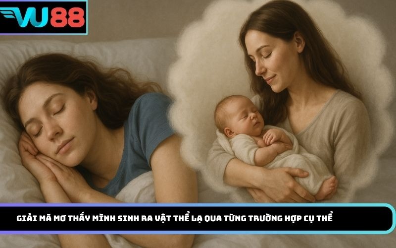 Giải mã mơ thấy mình sinh ra vật thể lạ qua từng trường hợp cụ thể