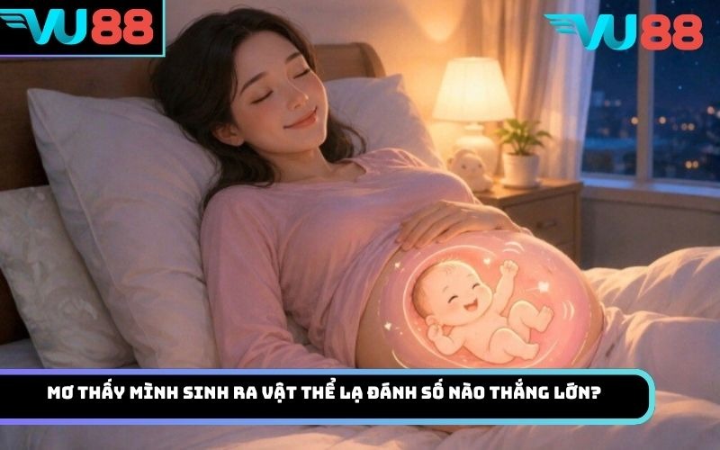 Mơ thấy mình sinh ra vật thể lạ đánh số nào thắng lớn?