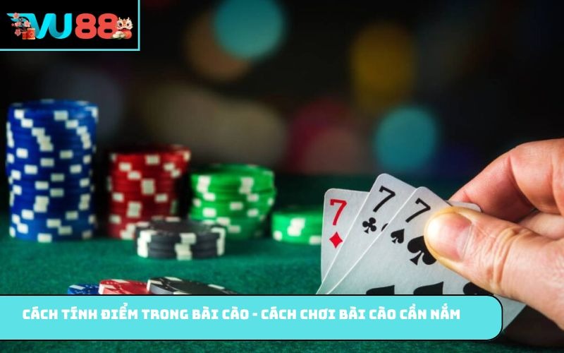 Cách tính điểm trong bài cào - Cách chơi bài cào cần nắm