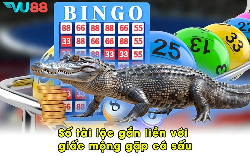 Số tài lộc gắn liền với giấc mộng gặp cá sấu