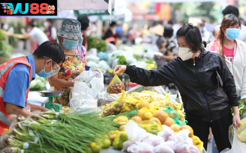 Mơ thấy bán hàng ngoài chợ