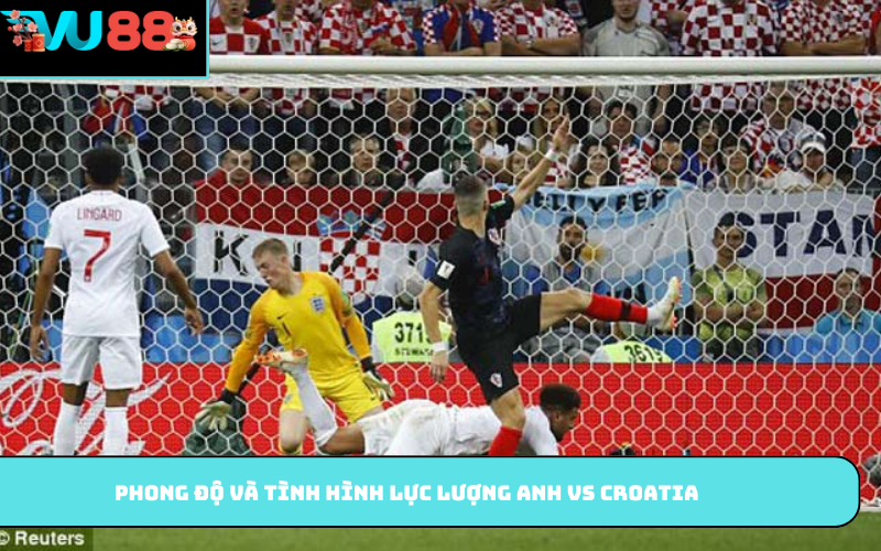 Phong độ và tình hình lực lượng Anh vs Croatia