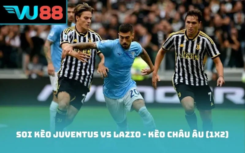 Soi kèo Juventus vs Lazio - Kèo châu Âu (1X2)