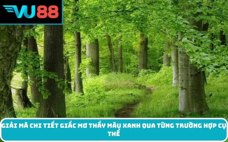 Giải mã chi tiết giấc Mơ thấy màu xanh qua từng trường hợp cụ thể