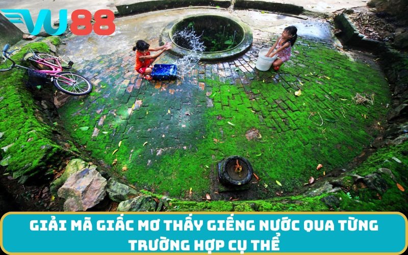 Giải mã giấc Mơ thấy Giếng nước qua từng trường hợp cụ thể