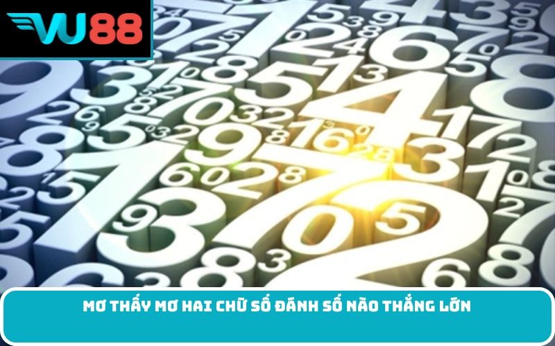 Mơ thấy mơ hai chữ số đánh số nào thắng lớn