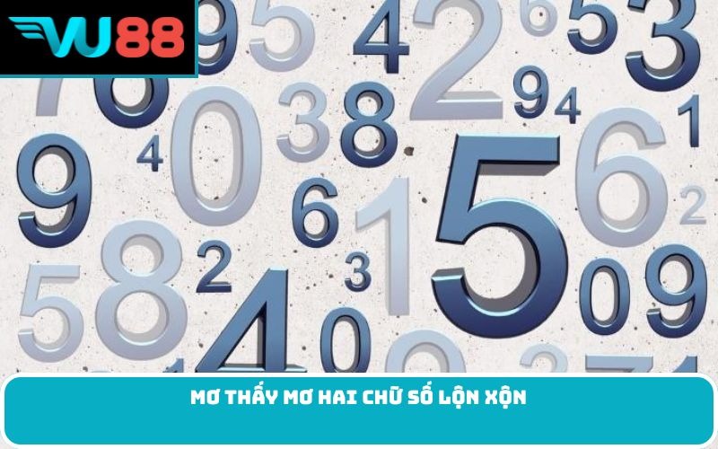 Mơ thấy mơ hai chữ số lộn xộn