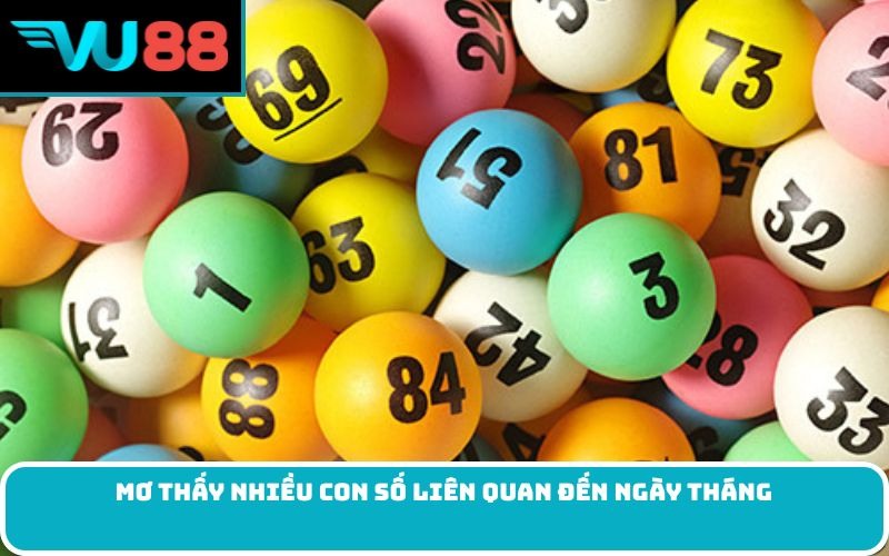 Mơ thấy nhiều con số liên quan đến ngày tháng