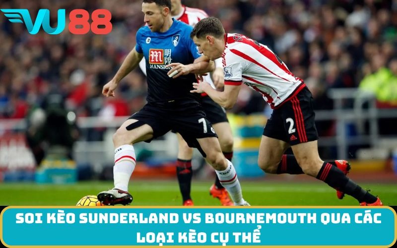 Soi kèo Sunderland Vs Bournemouth qua các loại kèo cụ thể