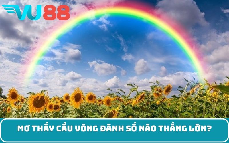Mơ thấy cầu vòng đánh số nào thắng lớn?