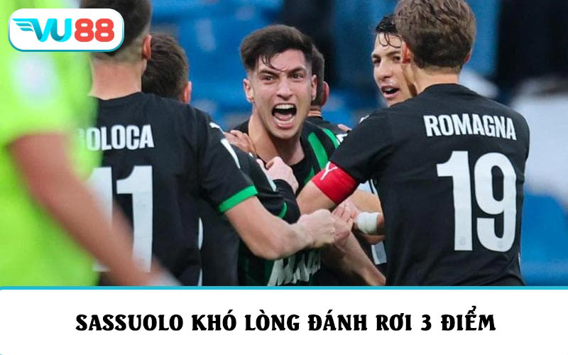 Sassuolo khó lòng đánh rơi 3 điểm trên sân nhà