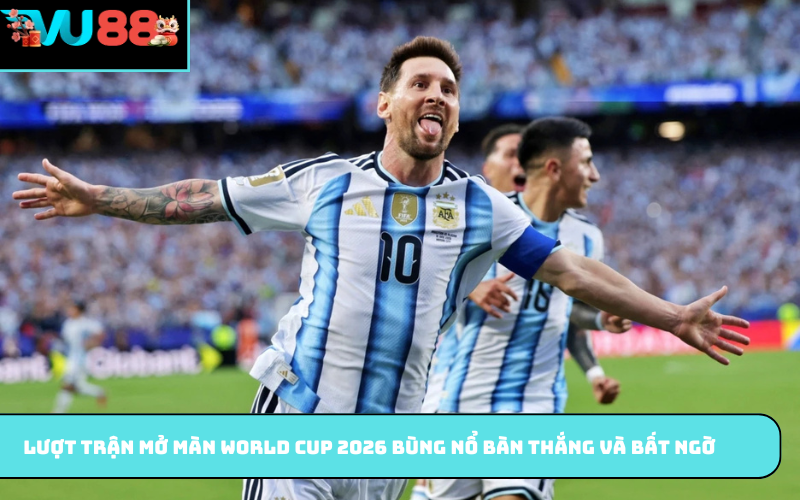 Lượt trận mở màn World Cup 2026 bùng nổ bàn thắng và bất ngờ