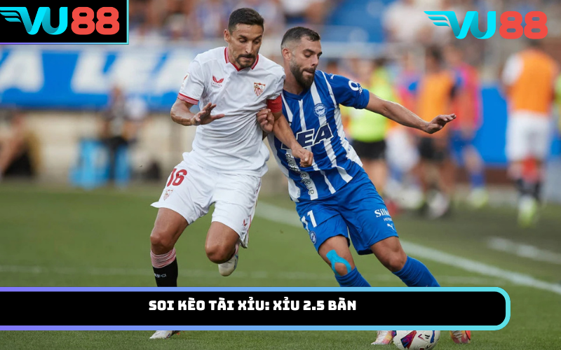 Soi kèo Tài Xỉu: Xỉu 2.5 bàn
