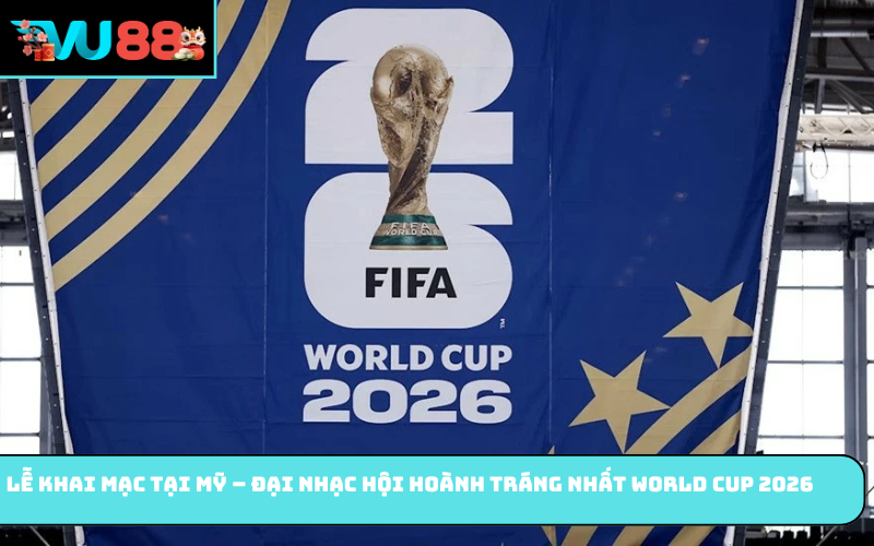 Lễ khai mạc tại Mỹ – đại nhạc hội hoành tráng nhất World Cup 2026