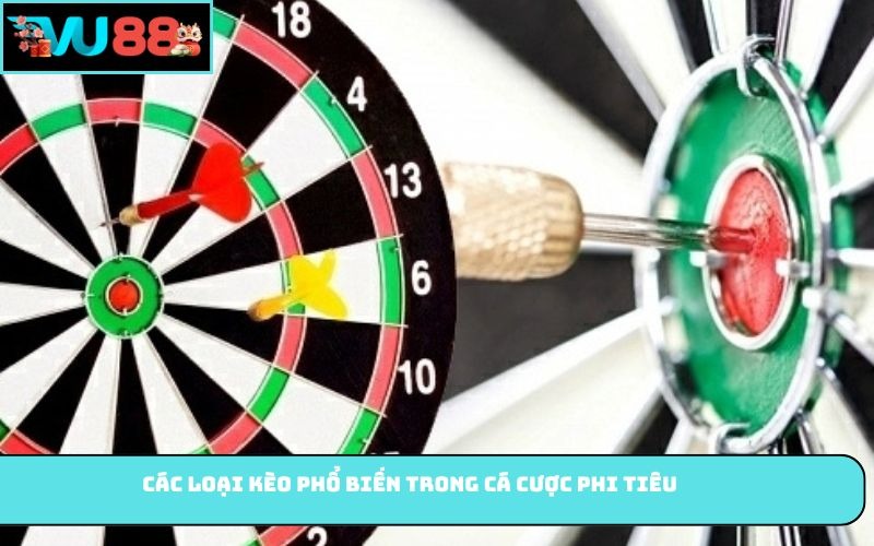Các loại kèo phổ biến trong cá cược phi tiêu