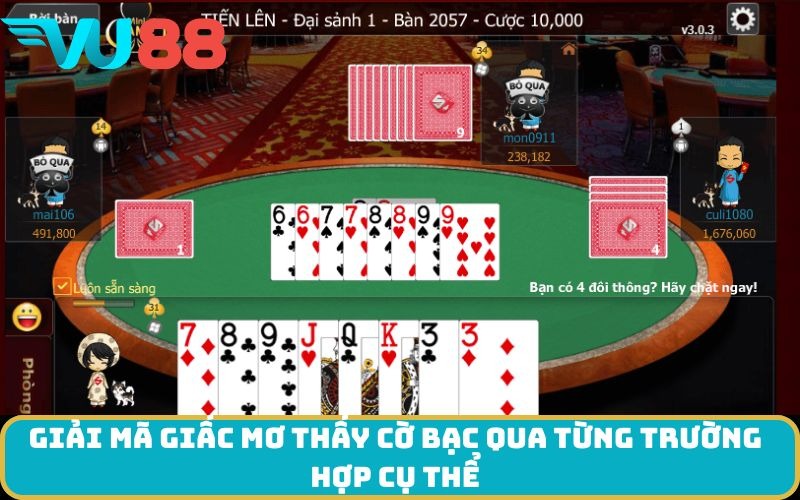Giải mã giấc Mơ thấy Cờ bạc qua từng trường hợp cụ thể