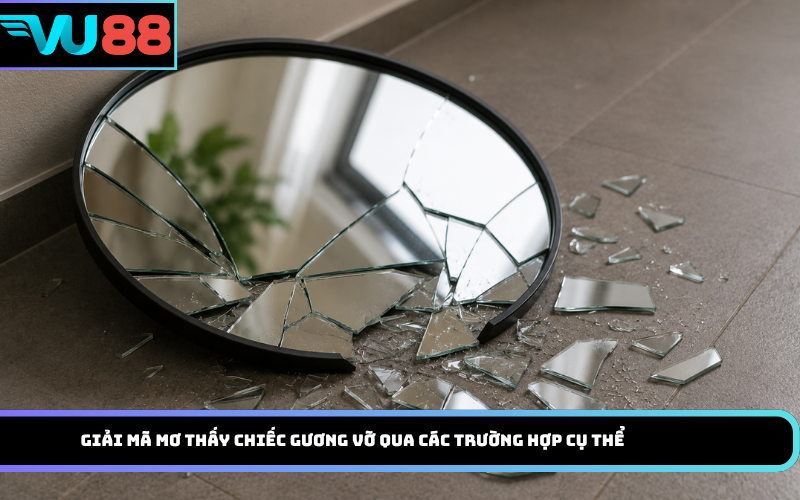 Giải mã mơ thấy chiếc gương vỡ qua các trường hợp cụ thể