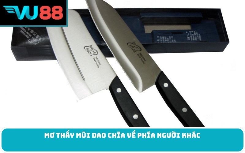 Mơ thấy mũi dao chĩa về phía người khác