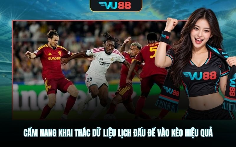 Cẩm nang khai thác dữ liệu lịch đấu để vào kèo hiệu quả