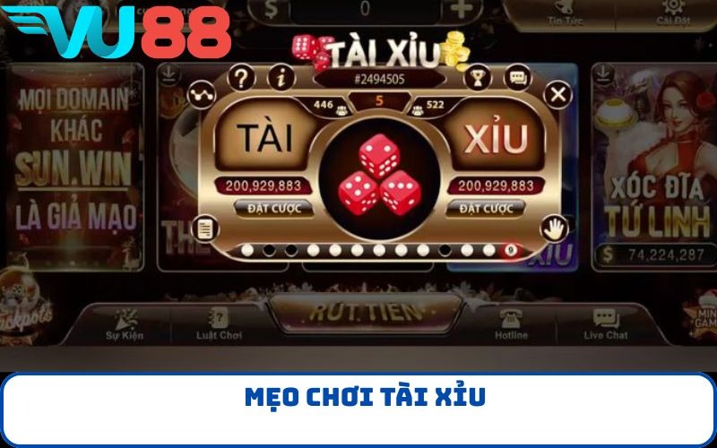 Mẹo chơi tài xỉu